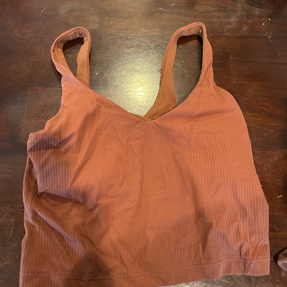 lululemon athletica Rust Tank Top